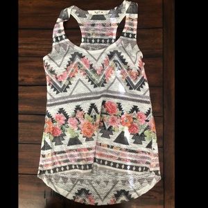 Floral tank top